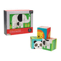 Petit Collage Wild Animals Puzzle Blocks