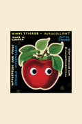 Googly Apple Sticker | Waterproof Vinyl Sticker