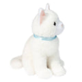 Mini White Cat plush stuffed animal by Douglas Cuddle Toys