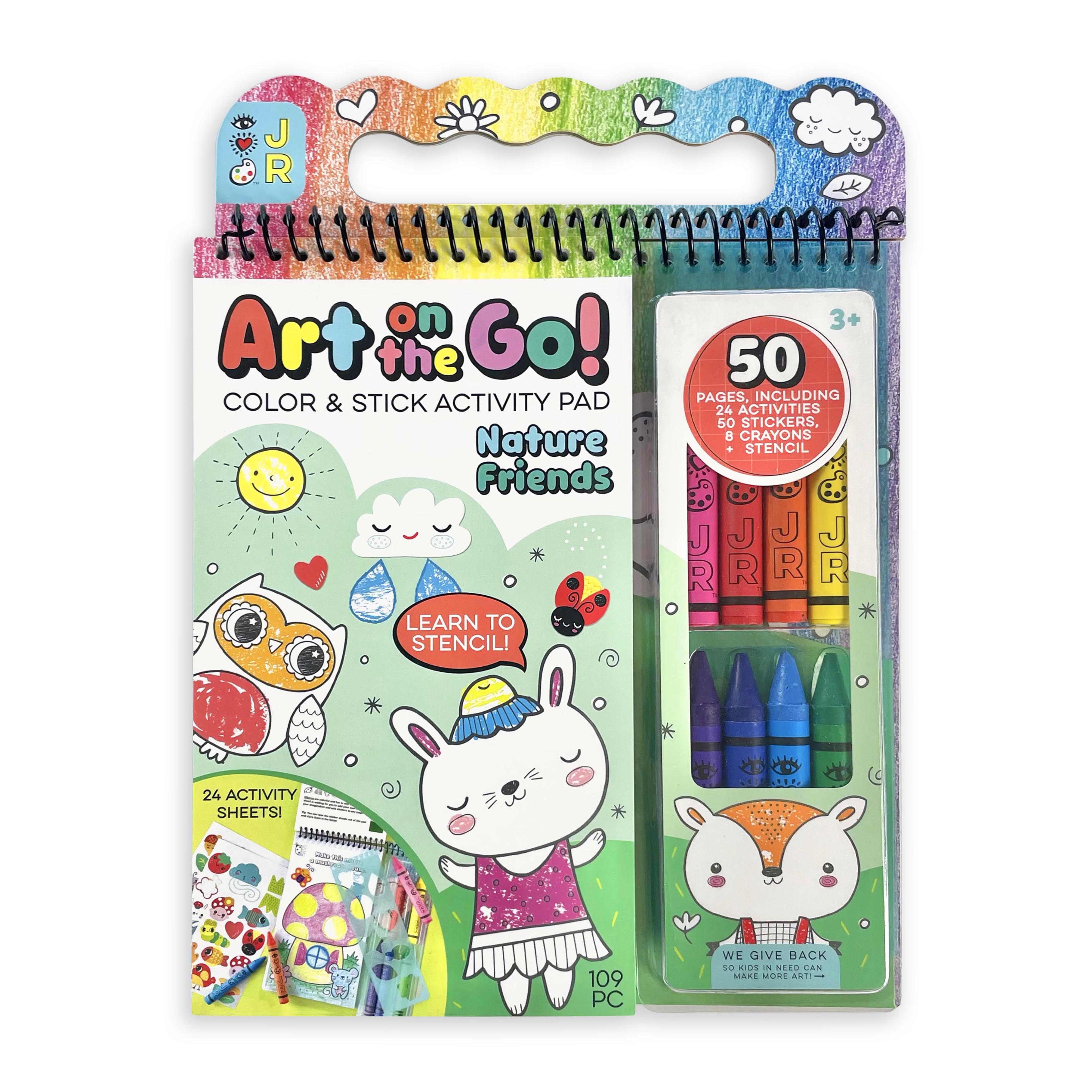 Bright Stripes iHeartArt JR Art on the Go! Nature Friends