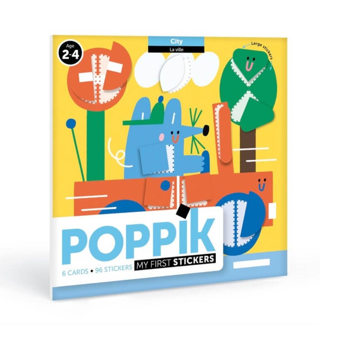 My First Sticker Cards - City