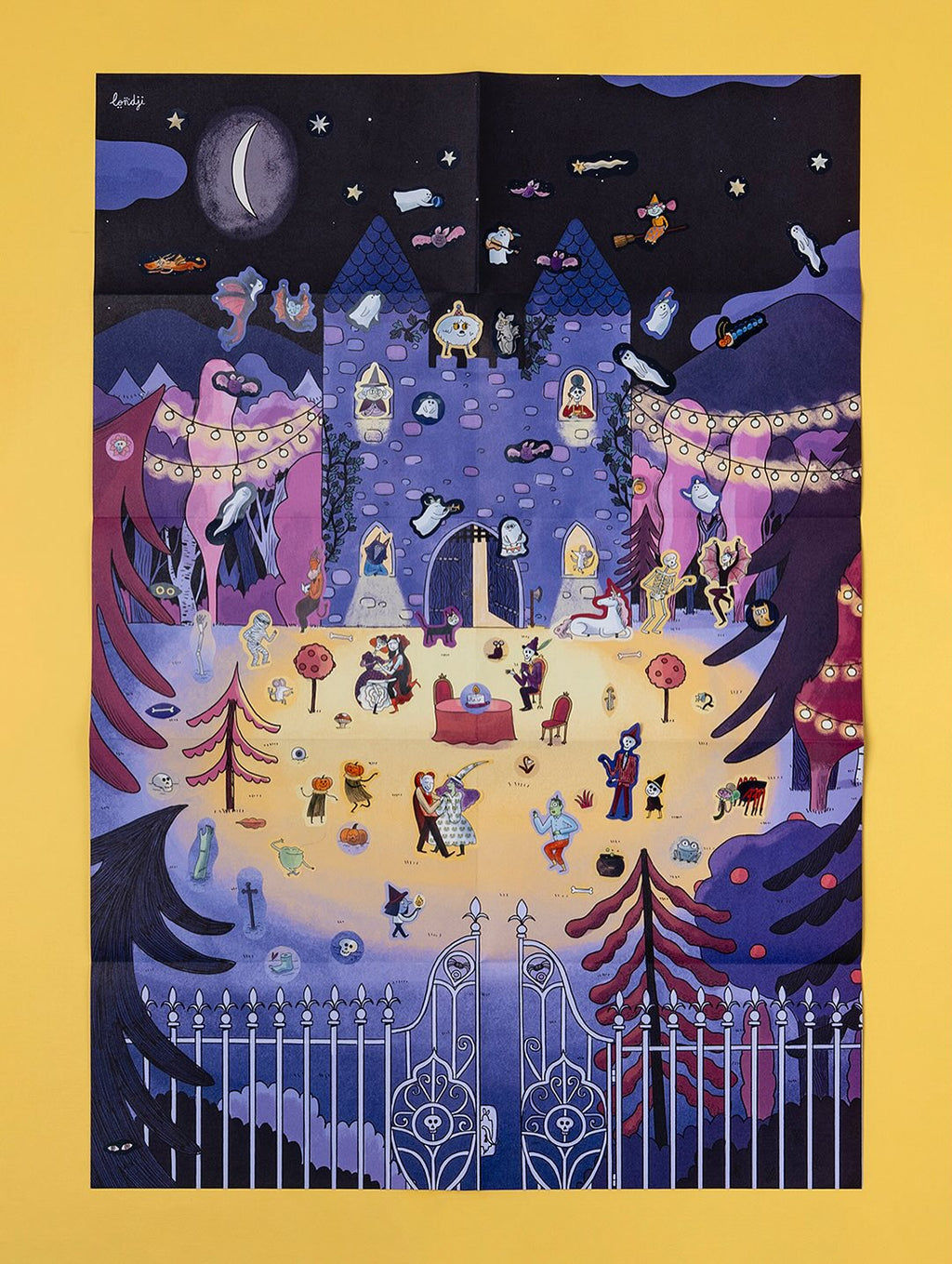 Enchanted World Poster & Stickers