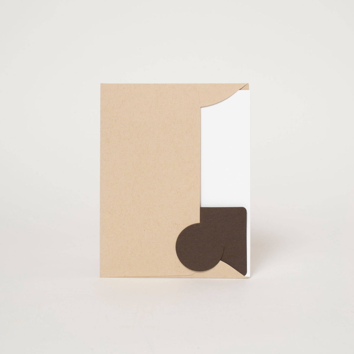 Eternal Love Letterpress Greeting Card by Phoebe Wahl: Plastic sleeve