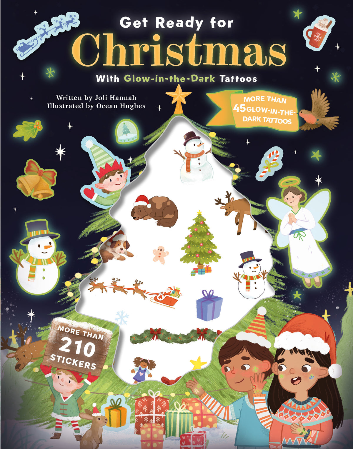 Tattoo Sticker Book: Get Ready for Christmas