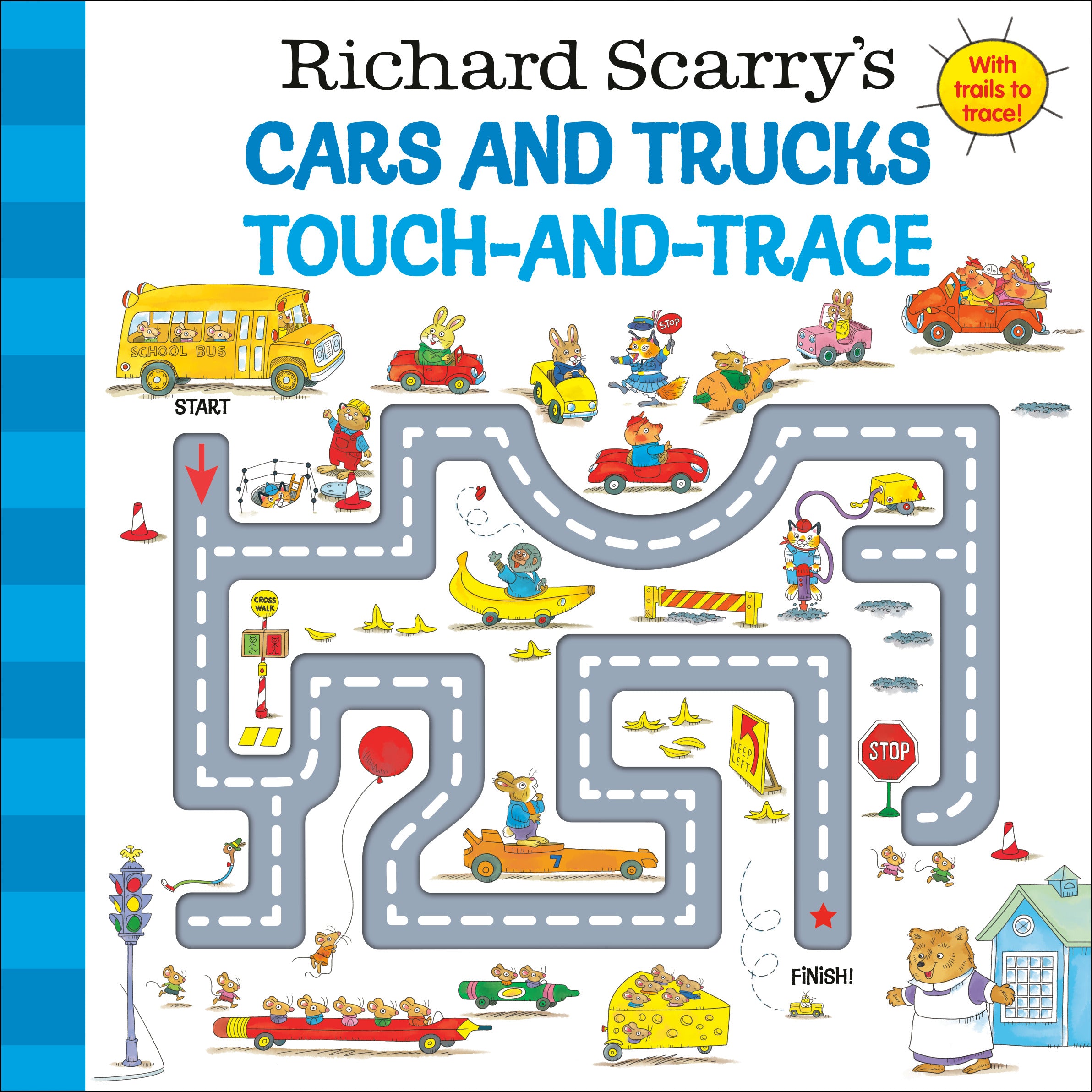 Richard Scarry's Cars and Trucks Touch-and-Trace by Richard Scarry — Board Book