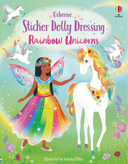 Sticker Dolly Dressing Rainbow Unicorns by Fiona Watt — Paperback