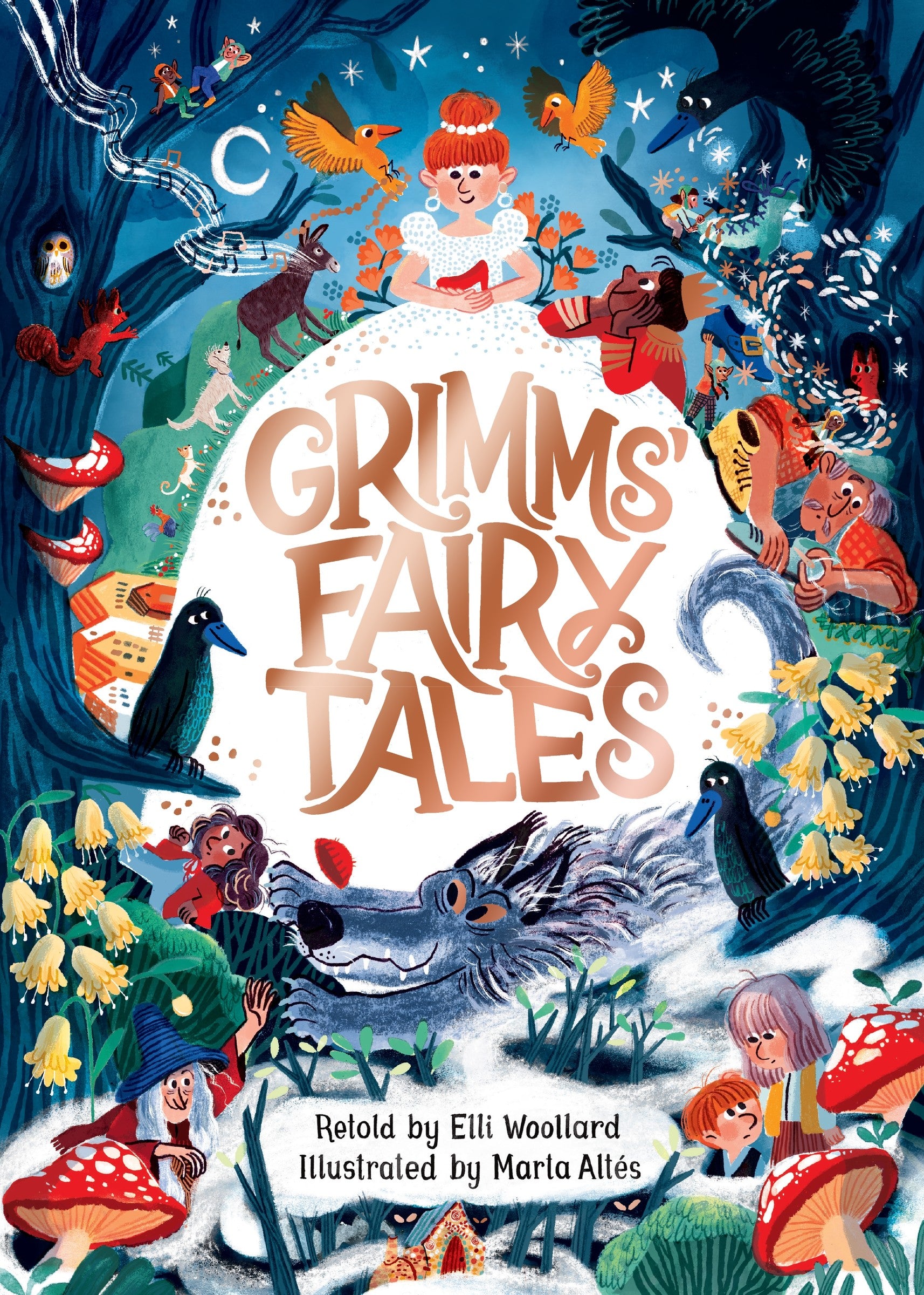 Grimms' Fairy Tales by Elli Woollard — Hardback