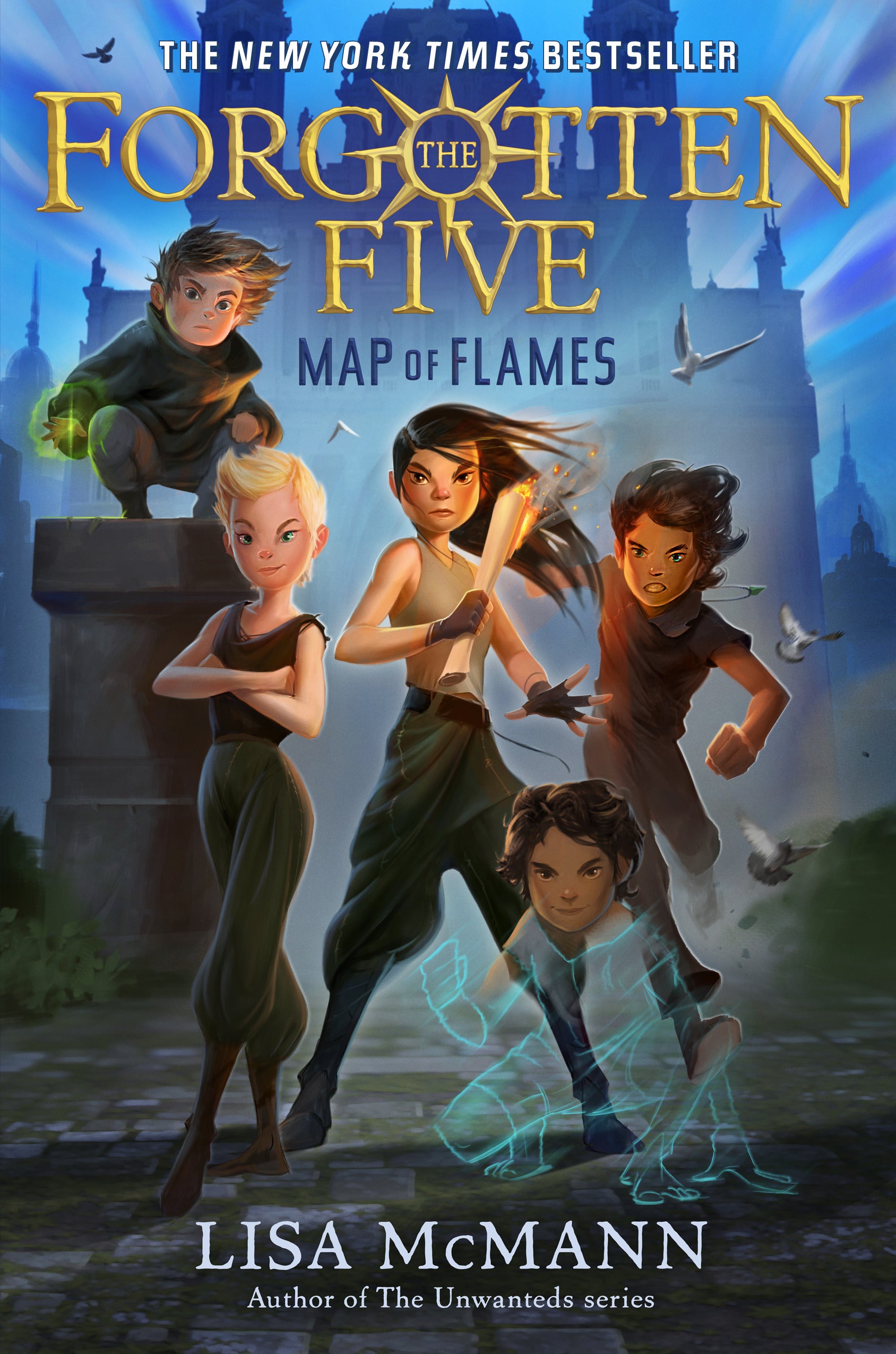 Map of Flames (The Forgotten Five, Book 1) by Lisa McMann — Paperback