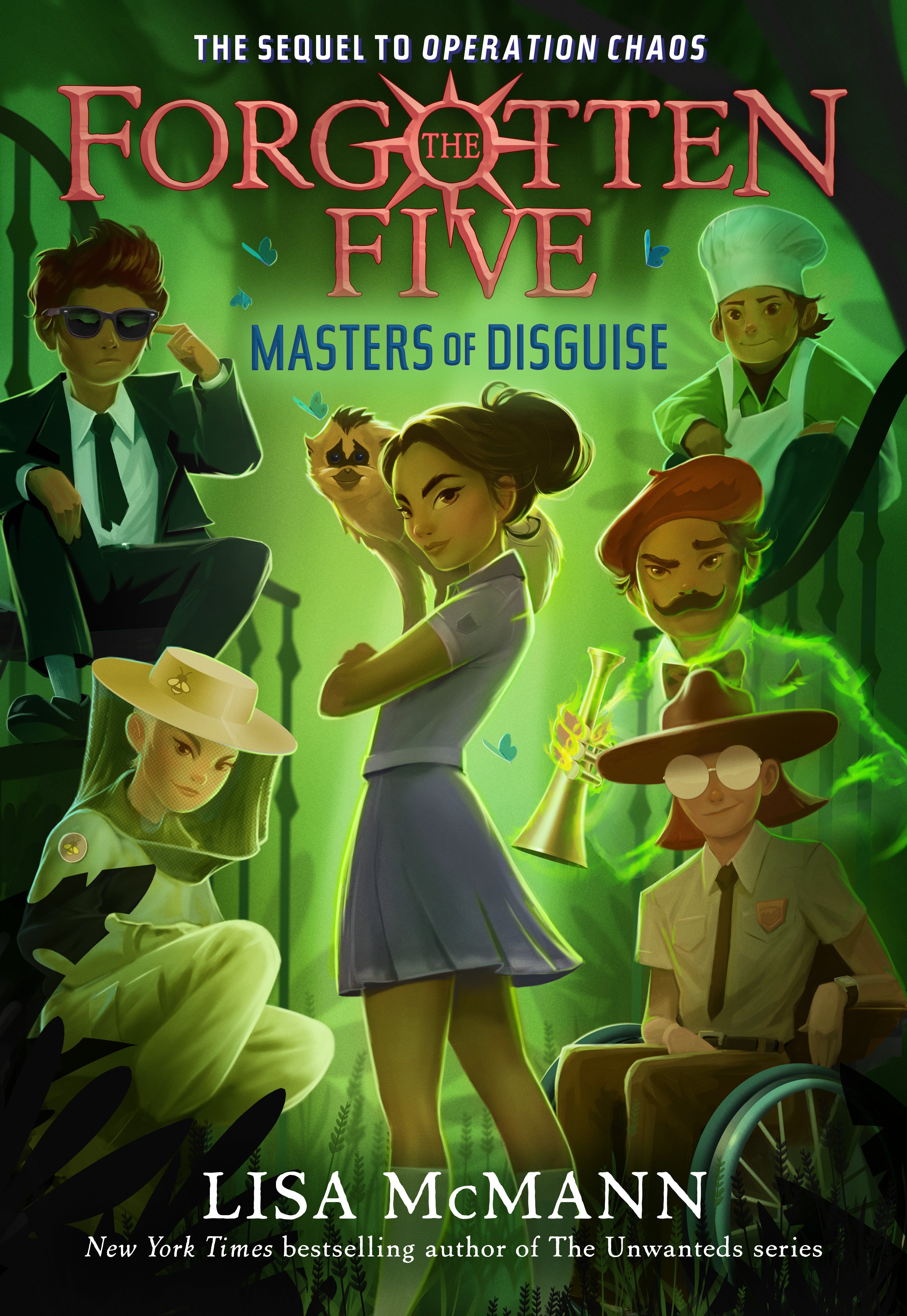 Masters of Disguise (The Forgotten Five, Book 6) by Lisa McMann (CA) — Paperback