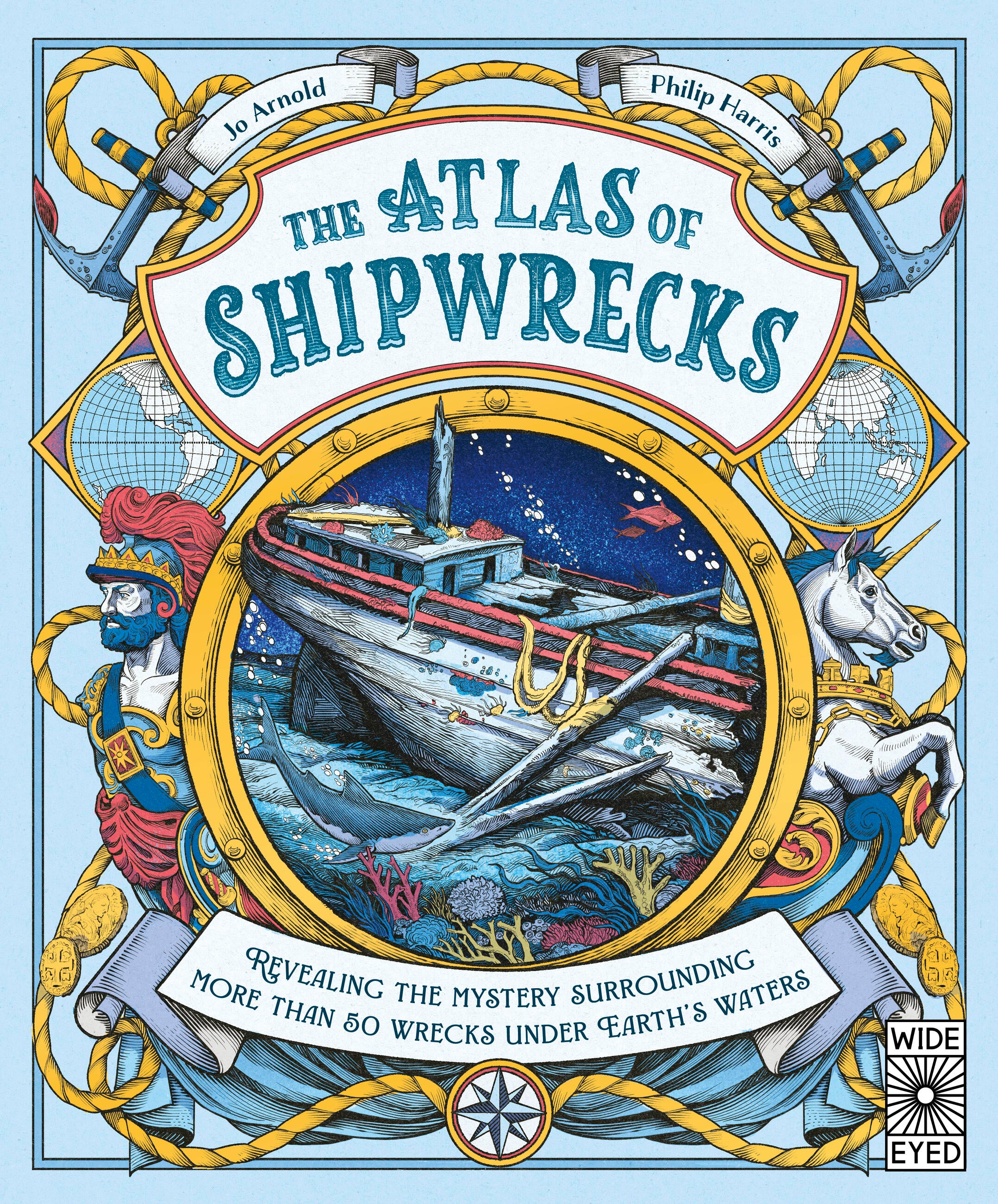 The Atlas of Shipwrecks by Jo Arnold — Hardback