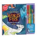 KlutzPress Wings of Fire Stained Glass Art by Tui T. Sutherland — Hardback