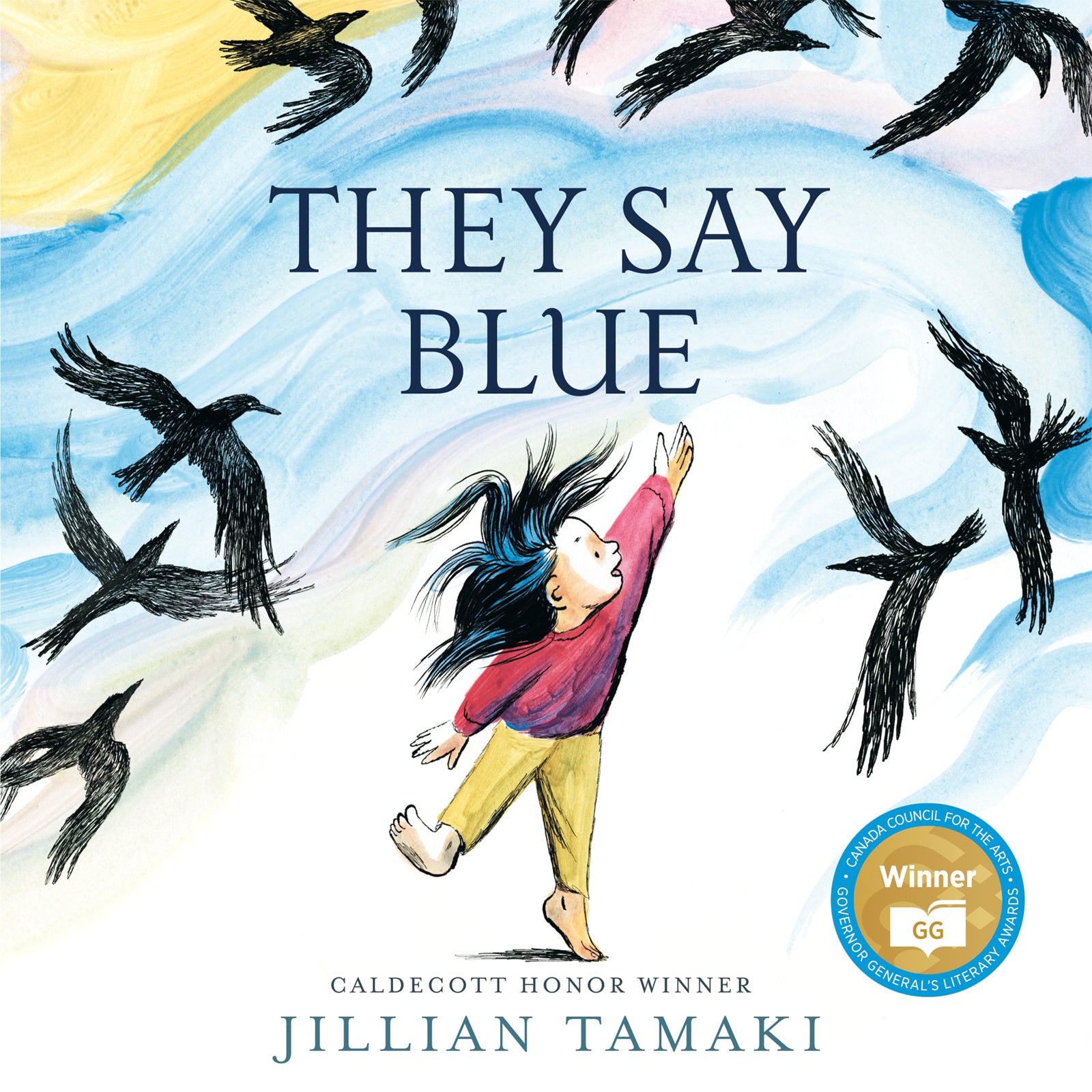 They Say Blue by Jillian Tamaki (CA) — Board Book