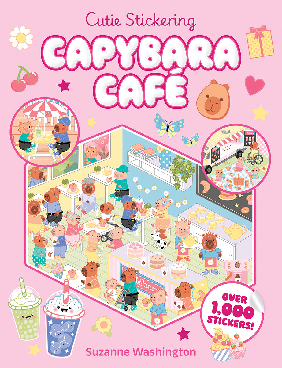 Cutie Stickering: Capybara Café by Scholastic — Activity Book