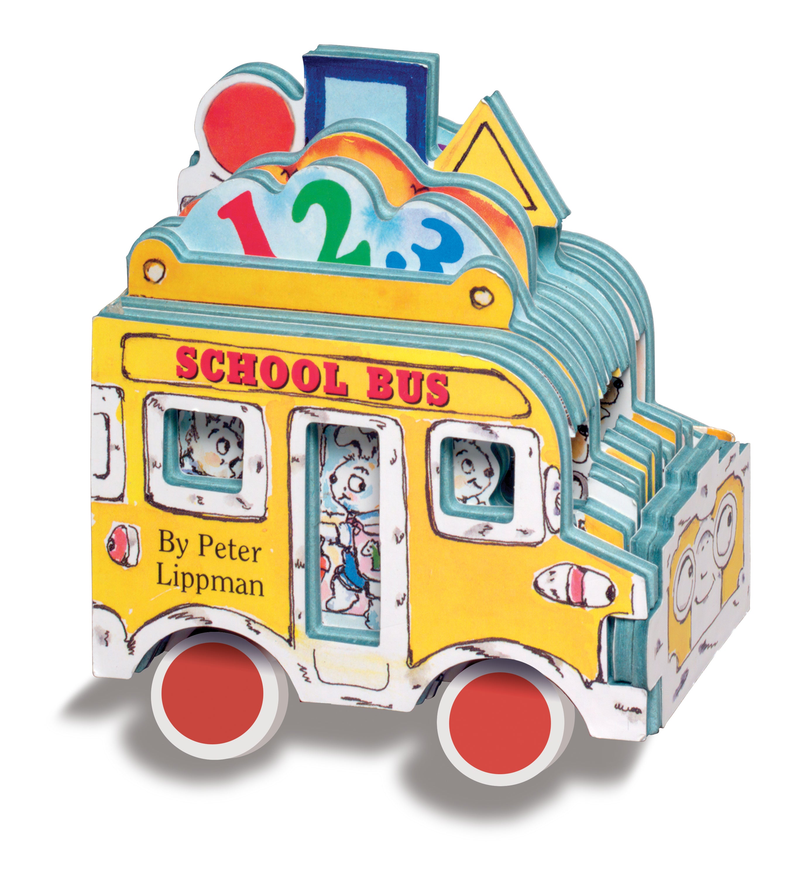 Mini Wheels: School Bus by Peter Lippman — Board Book