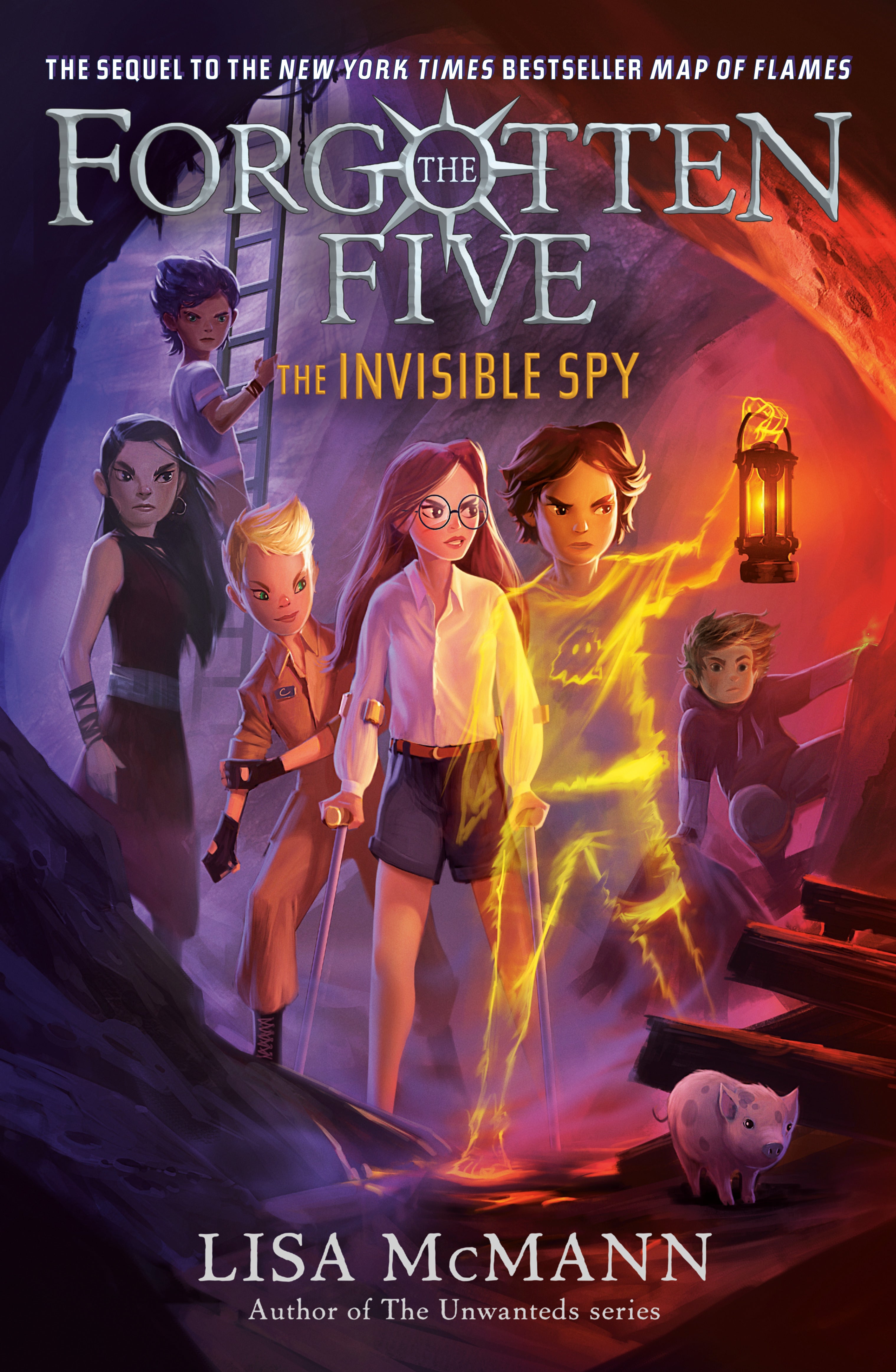 The Invisible Spy (The Forgotten Five, Book 2) by Lisa McMann — Paperback