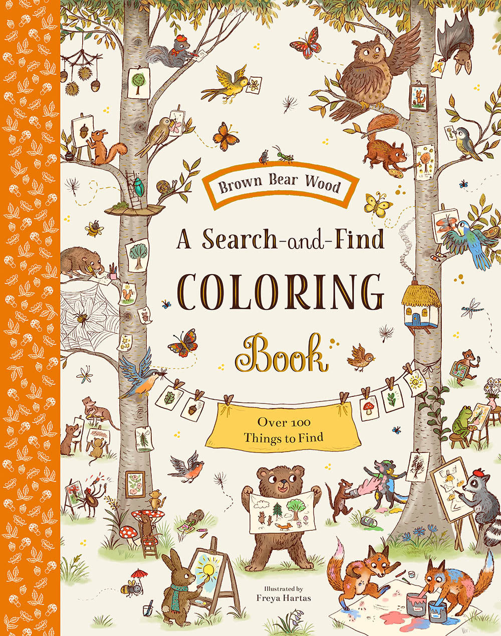 Brown Bear Wood: A Search-and-Find Coloring Book by Rachel Piercey — Paperback