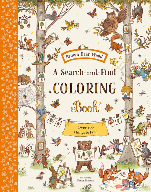 Brown Bear Wood: A Search-and-Find Coloring Book by Rachel Piercey — Paperback