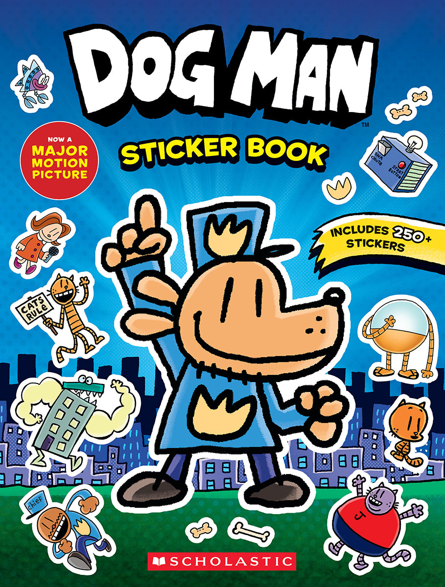 Dog Man: Official Sticker Book by Scholastic — Paperback