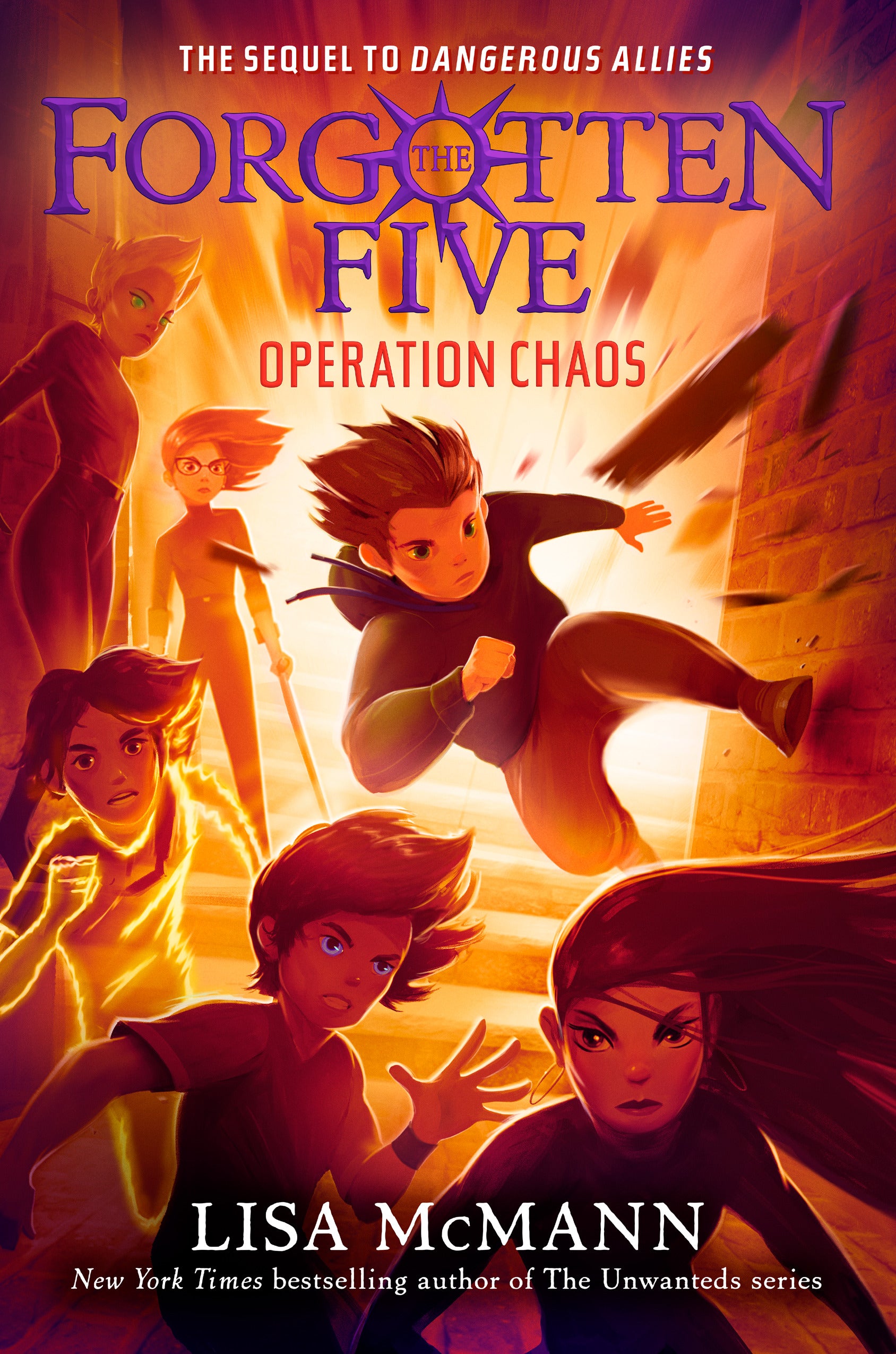 Operation Chaos (The Forgotten Five, Book 5) by Lisa McMann — Paperback