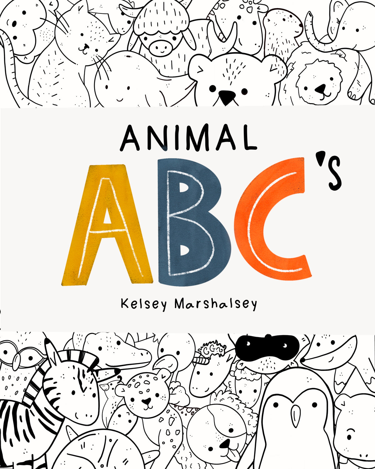 Animal ABC Colouring Book