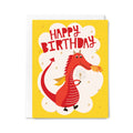 Happy Birthday Dragon card by Happy Just Happy