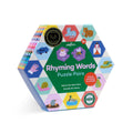 Rhyming Words Hexagon Puzzle Pairs by eeBoo