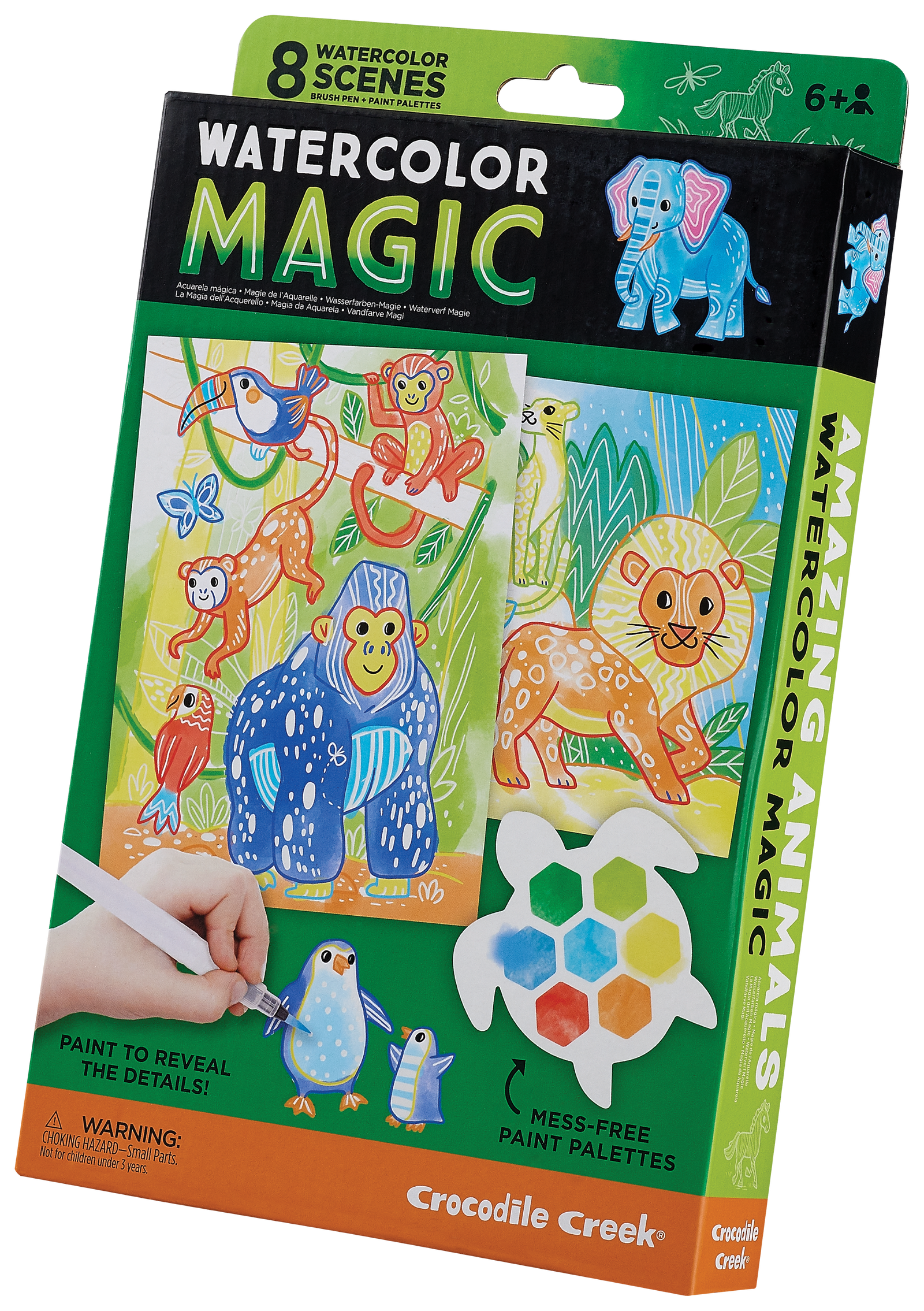 Magic Watercolor Animal Patterns by Crocodile Creek