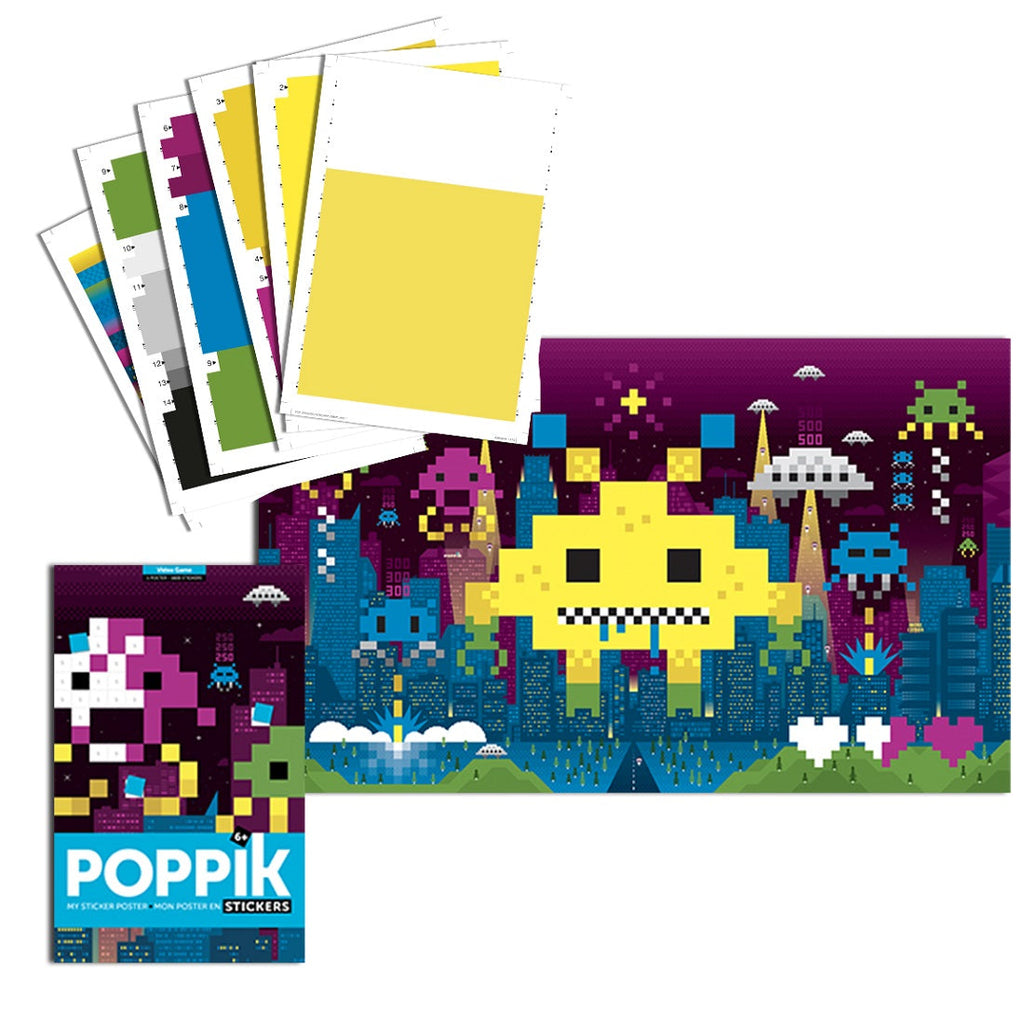 Sticker Poster - Pixel Art