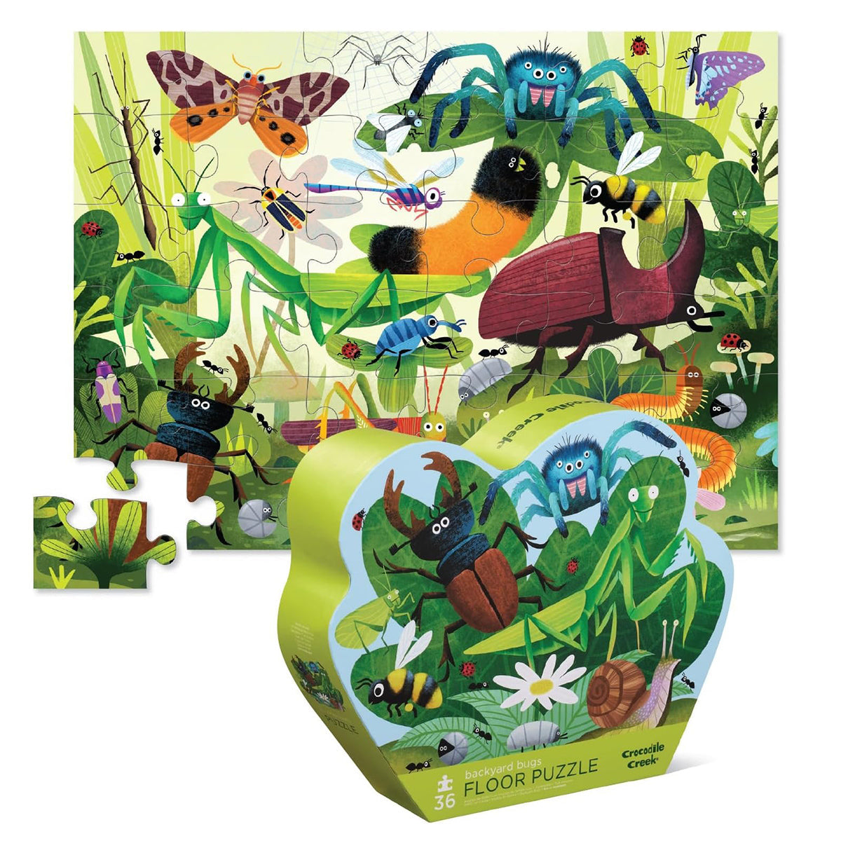 36-Pc Puzzle: Backyard Bugs by Crocodile Creek