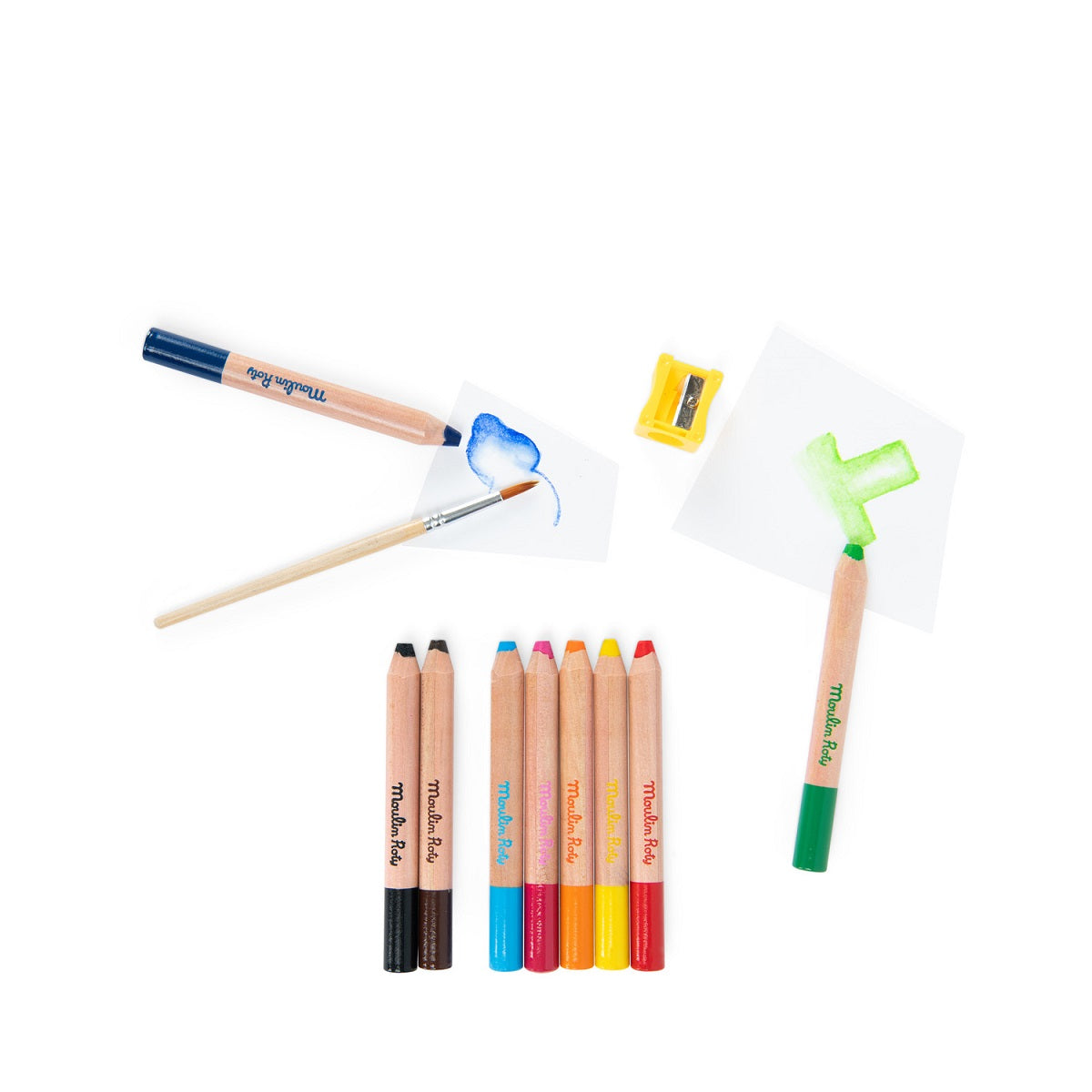Les Schmouks 3-in-1 Colouring Pencils